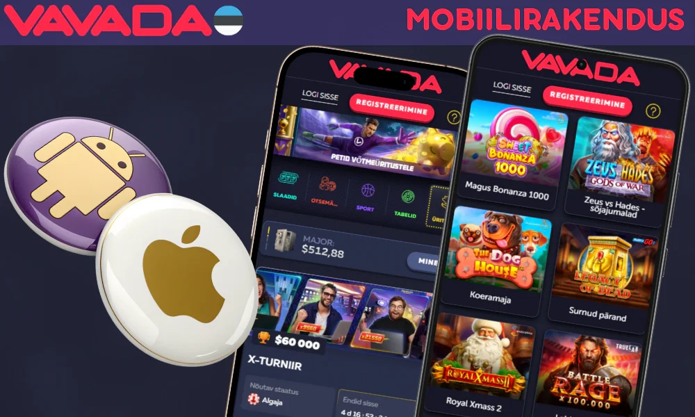 Esitage Vavada oma Android- ja IOS-seadmetes